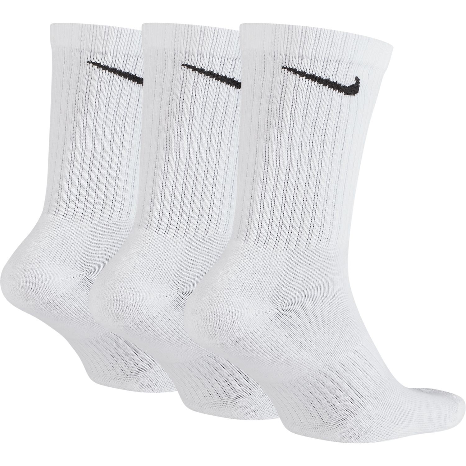 Nike Everyday Cushion Crew Training Socks - 3 Pack - White | Sportitude