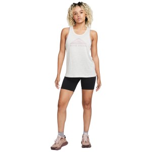 Nike Dri-Fit Womens Trail Running Tank Top - Smoke Grey/Grey Fog/Heather/Plum Fog