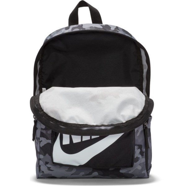 Nike Classic Printed Kids Backpack Bag - Black/Particle Grey/White