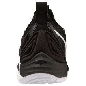 Mizuno Wave Momentum 3 - Unisex Volleyball Indoor Court Shoes - Black/White/Acid Lime