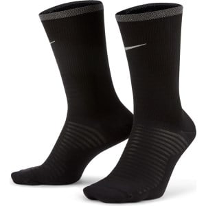 Nike Spark Lightweight Running Crew Socks - Black/Reflective Silver