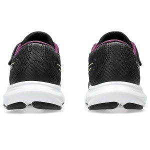 Asics Contend 9 PS - Kids Running Shoes - Black/Deep Mauve