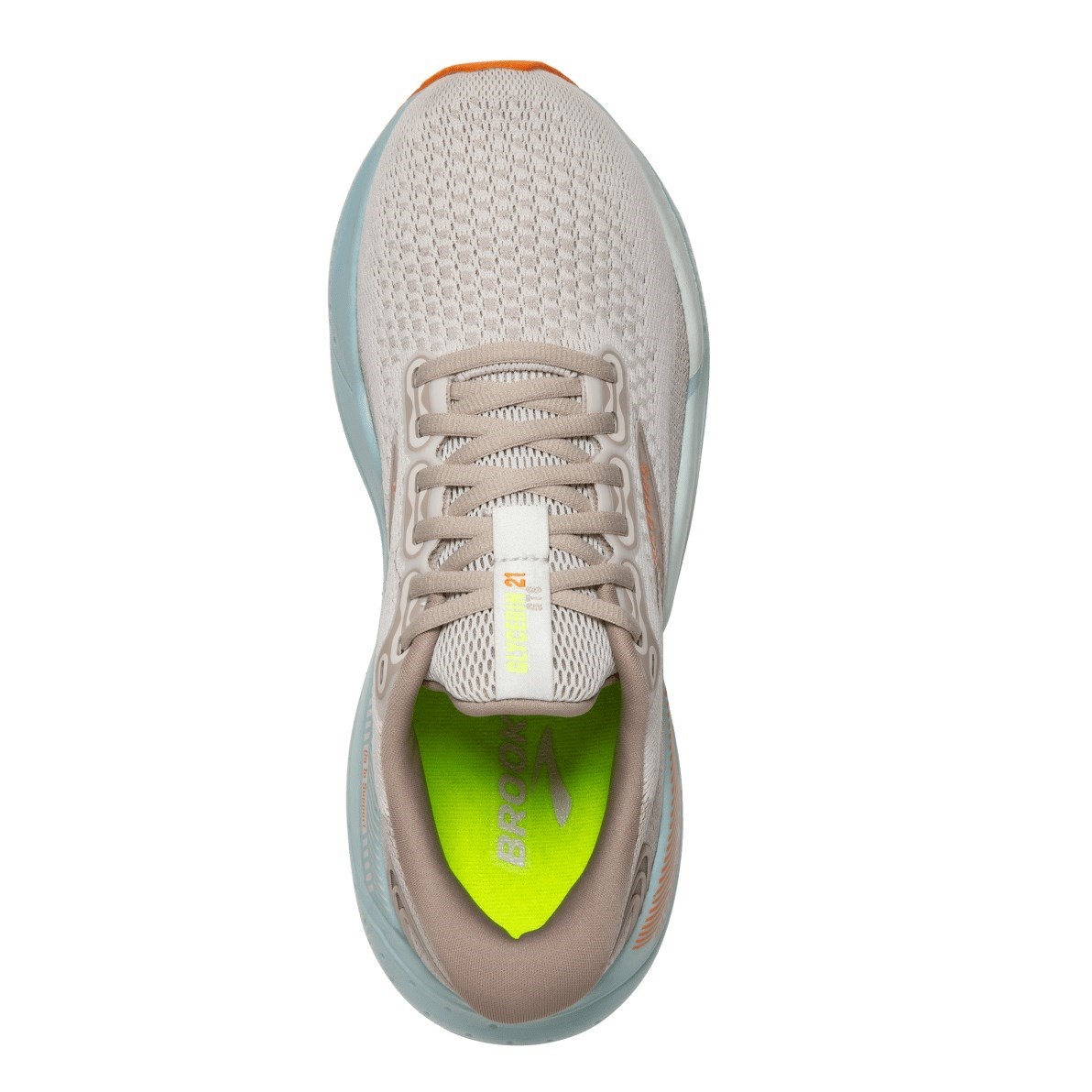 Brooks Glycerin GTS 21 - Womens Running Shoes - Coconut/Aqua/Autumn ...