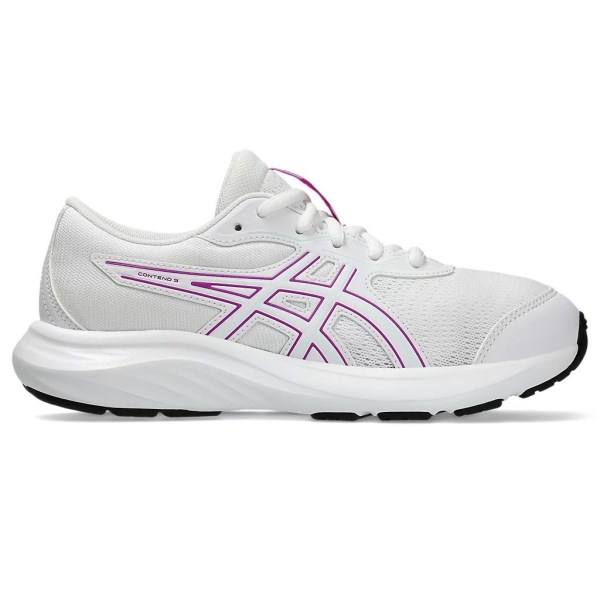 Asics Contend 9 GS - Kids Running Shoes - White/Soothing Sea