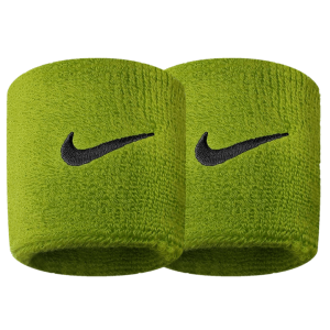 Nike Swoosh Wristbands - Green/Black