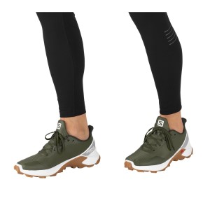 Salomon Alphacross - Mens Trail Running Shoes - Grape Leaf/White/Gum