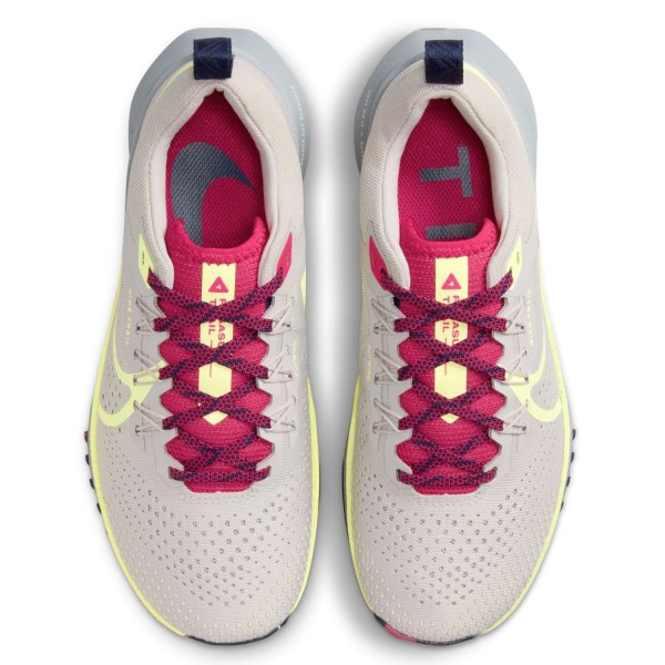 Nike React Pegasus Trail 4 - Womens Trail Running Shoes - Latinum Violet/Luminous Green