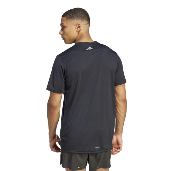 Adidas Brand Love Mens Running T-Shirt - Black