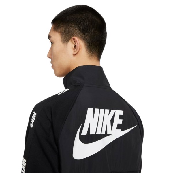 Nike Sportswear Hybrid Mens Long Sleeve Top - Black