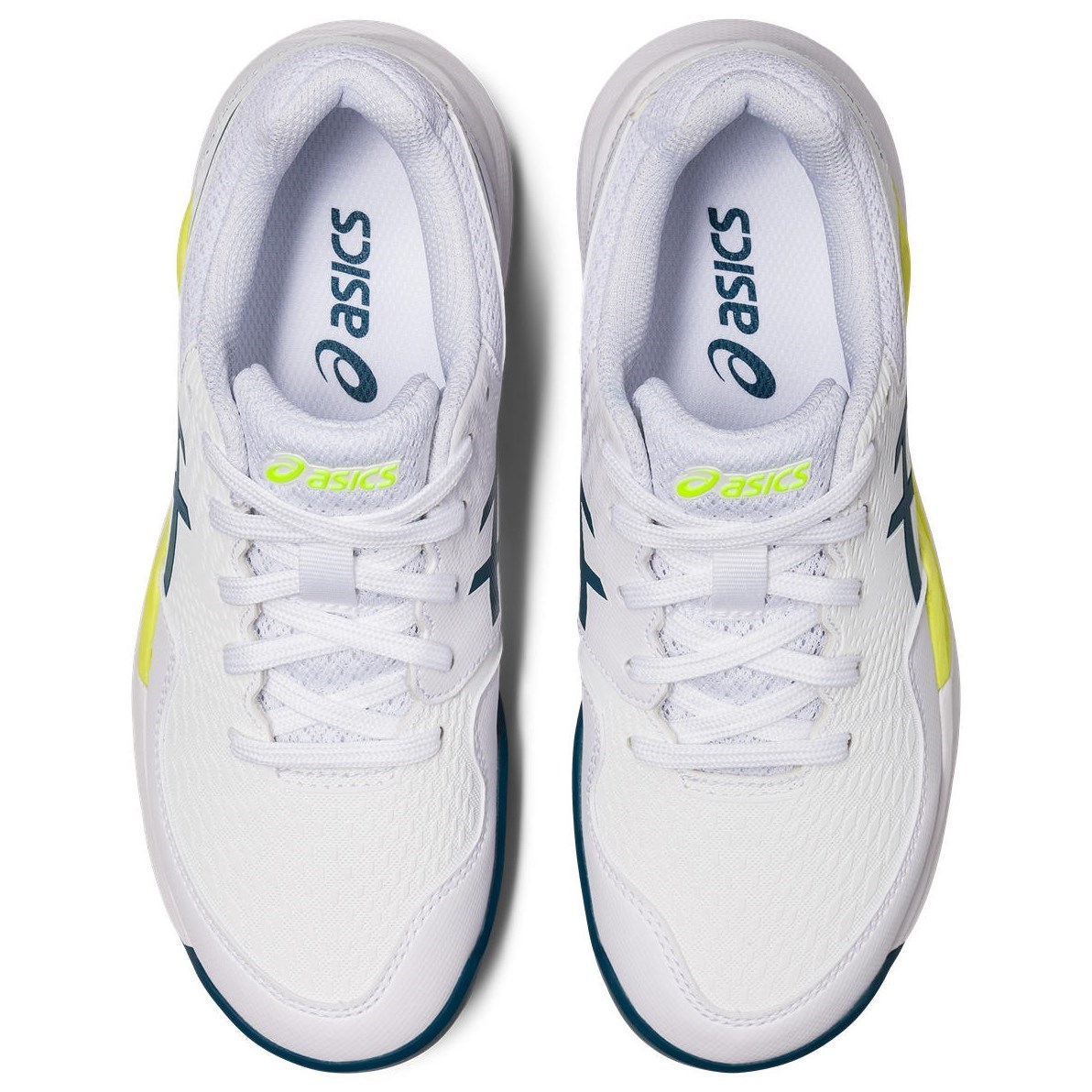 Asics Gel Resolution 9 GS - Kids Tennis Shoes - White/Restful Teal ...