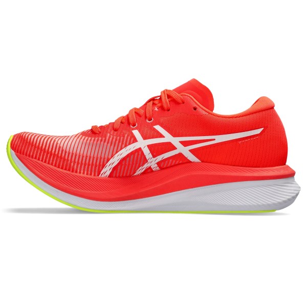 Asics Magic Speed 3 - Womens Road Racing Shoes - Sunrise Red/White