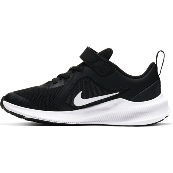 Nike Downshifter 10 PSV - Kids Running Shoes - Black/White/Anthracite
