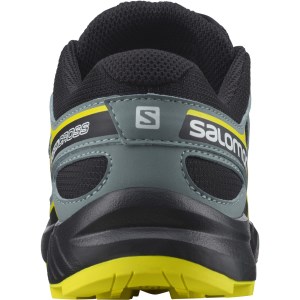Salomon Speedcross J - Kids Trail Running Shoes - Black/Evening Primrose