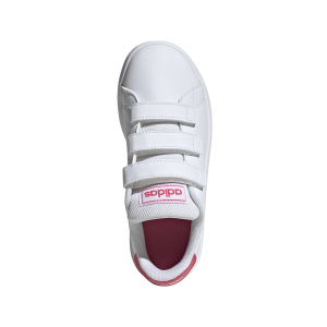 Adidas Advantage PSV - Kids Sneakers - White/Real Pink