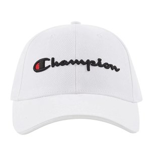 Champion Script Cap - White