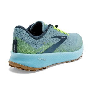 Brooks Catamount - Womens Trail Racing Shoes - Blue/Nightlife/Biscuit