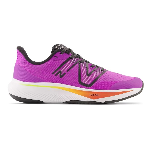 New Balance FuelCell Rebel v3 Lace - Kids Running Shoes - Cosmic Rose/Black