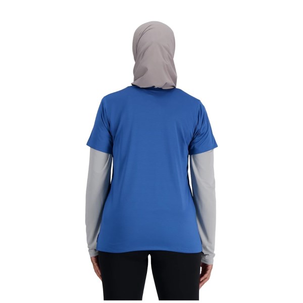 New Balance Sport Essentials Womens Running T-Shirt - Blue Agate