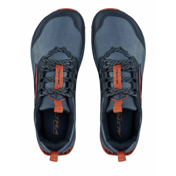 Altra Lone Peak 8 - Mens Trail Running Shoes - Blue/Orange