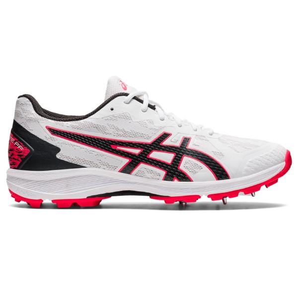 Asics Strike Rate FF - Mens Cricket Shoes - White/Graphite Grey