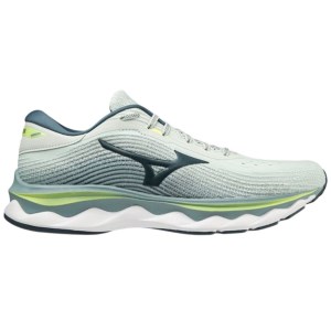 Mizuno Wave Sky 5 - Mens Running Shoes - Misty Blue/Orion Blue/Neo Lime
