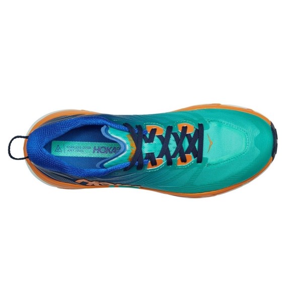 Hoka Mafate Speed 3 - Mens Trail Running Shoes - Dazzling Blue/Desert Sun