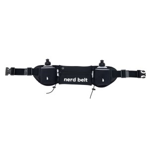 Nerd Belt With 2 Hydration Bottles - Black