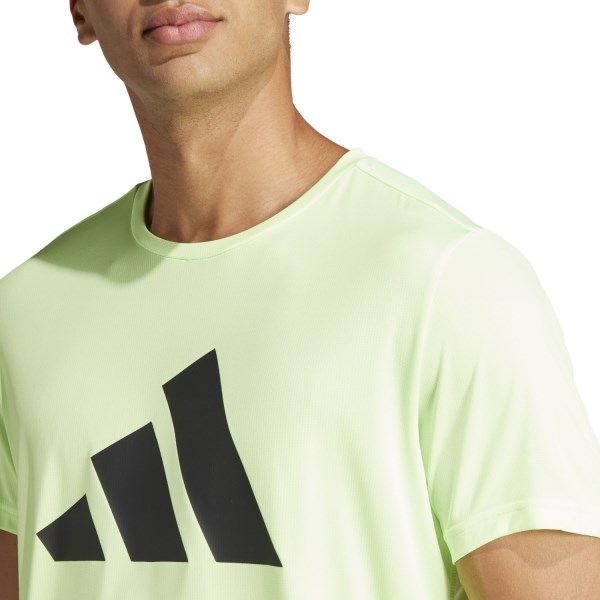 Adidas Run It Mens Running T-Shirt - Green Spark