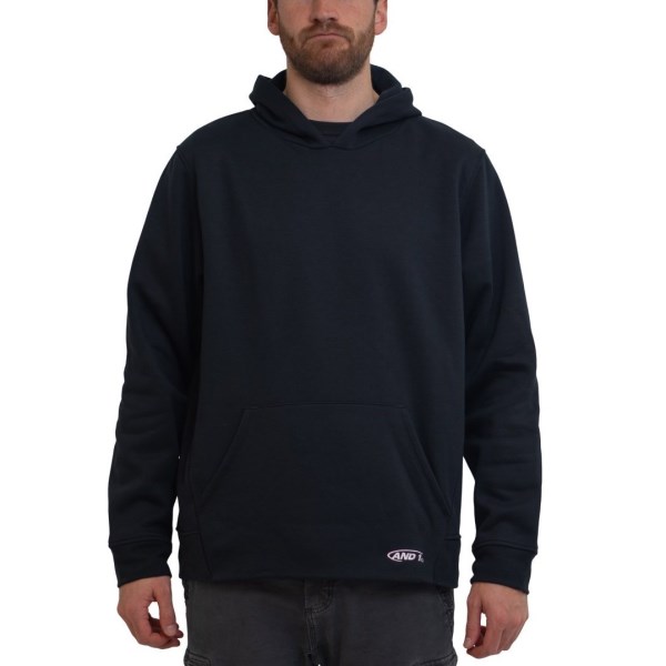 AND1 Fleece Mens Hoodie With Pocket - Black