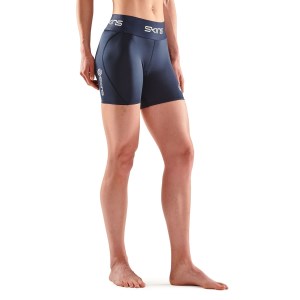 Skins Series-1 Womens Compression Shorts - Navy Blue