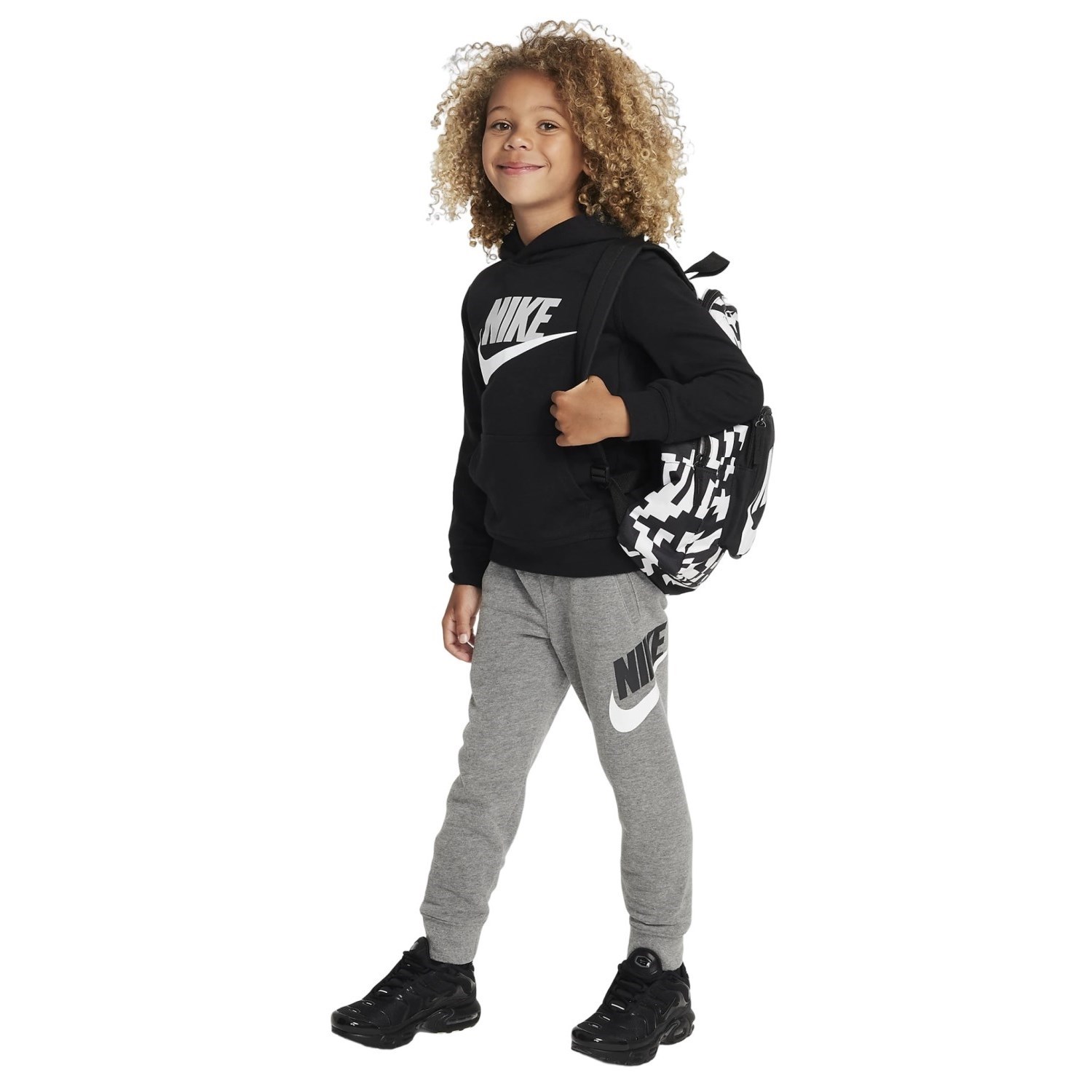 Nike Sportswear Club Fleece Little Kids Track Pants - Carbon Heather ...