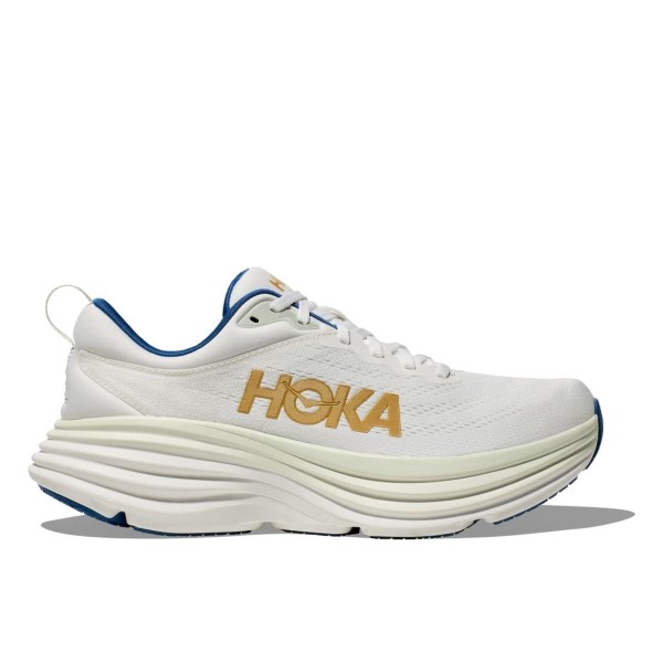 Hoka Bondi 8 - Mens Running Shoes - Frost/Gold