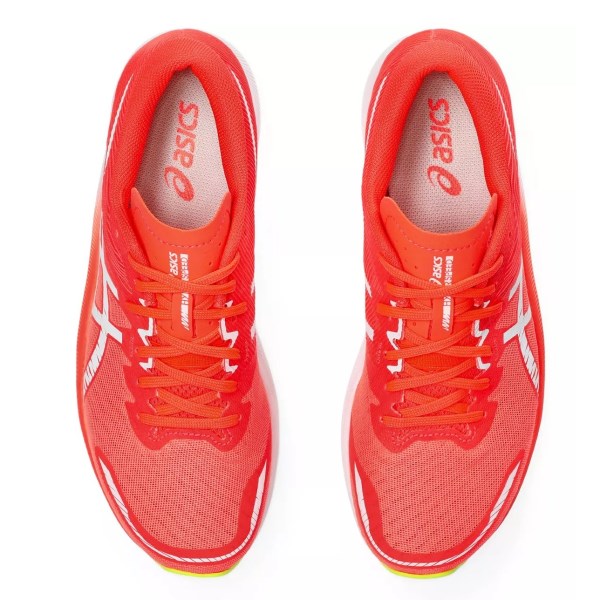 Asics Hyper Speed 3 - Womens Road Racing Shoes - Sunrise Red/White