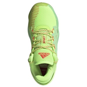 Adidas D.O.N Issue 2 - Kids Basketball Shoes - Glow Mint/Signal Green/Solar Red