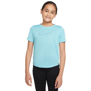 Nike Dri-Fit One Kids Girls Training T-Shirt - Copa/Cashmere
