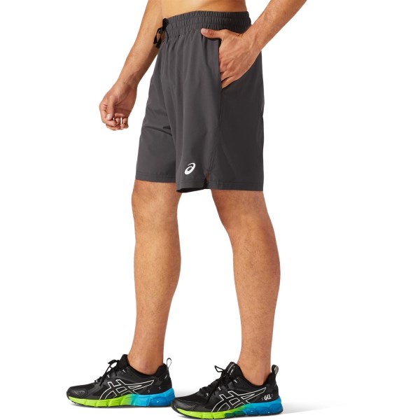 Asics Essential Woven 7 Inch Mens Training Shorts - Graphite Grey