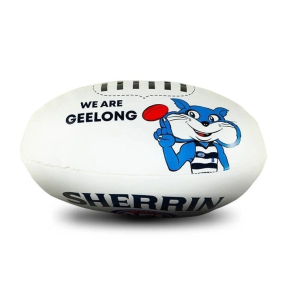 Sherrin Geelong AFL Team Soft Football - Geelong