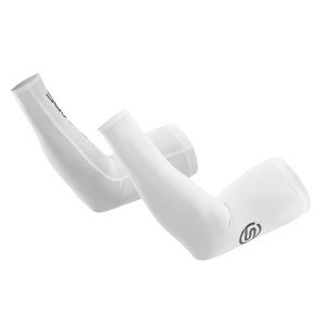 Skins Series-1 Unisex Compression Arm Sleeves - White
