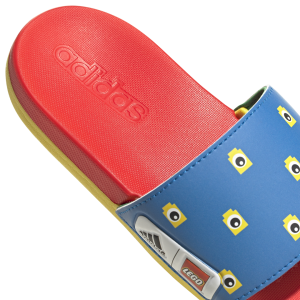 Adidas Adilette Comfort X Lego - Kids Slides - Shock Blue/Red