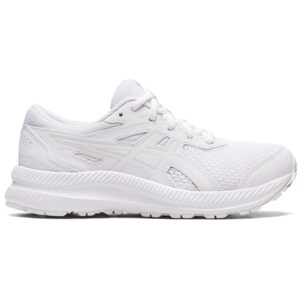 Asics Contend 8 GS - Kids Running Shoes - White/Clear | Sportitude