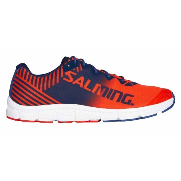 Salming Miles Lite - Mens Running Shoes - Orange Flame/Limoges Blue