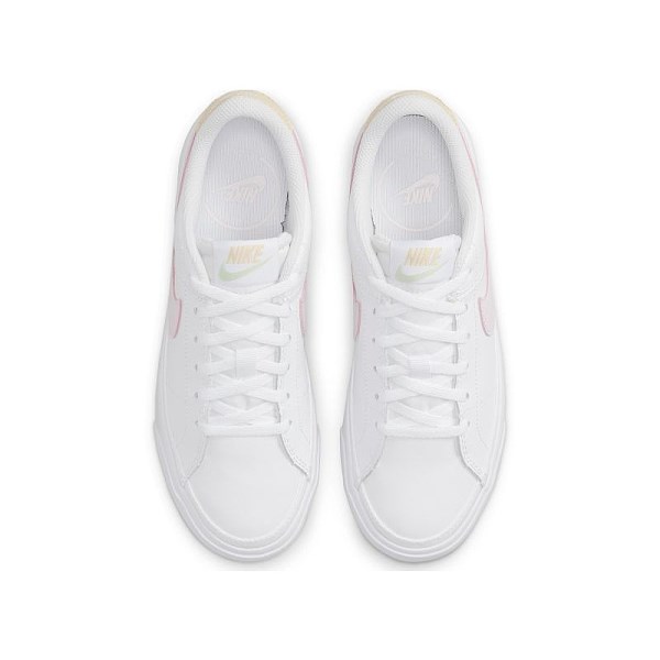 Nike Court Legacy GS - Kids Sneakers - White/Pink Foam/Sesame/Honeydew