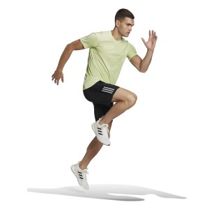 Adidas Own The Run 5 Inch Mens Running Shorts - Black/Reflective Silver