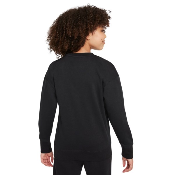 Nike Sportswear Club Fleece Kids Girls Sweatshirt - Black/White