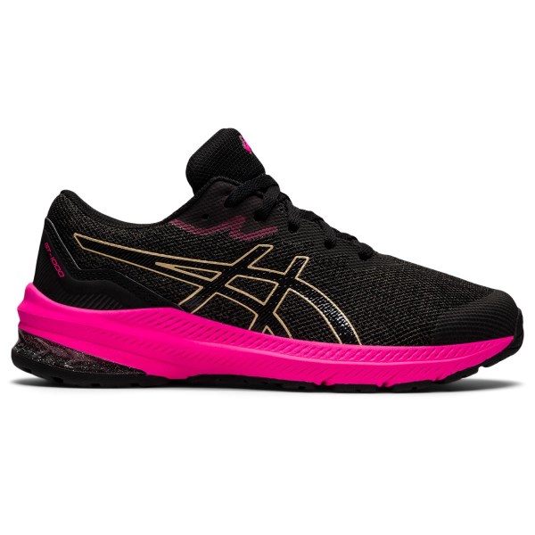 Asics GT-1000 11 GS - Kids Running Shoes - Graphite Grey/Champagne/Pink