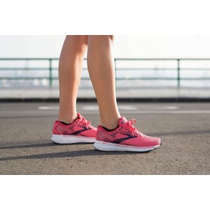 Brooks Ghost 14 - Womens Running Shoes - Calypso Coral/Barberry/Astra Laura