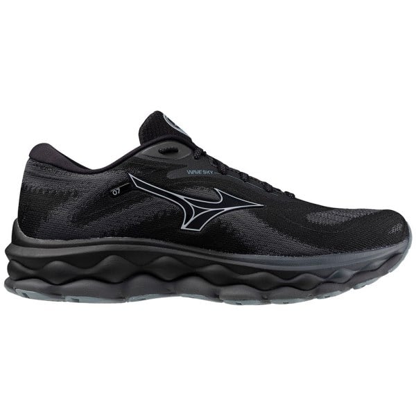Mizuno Wave Sky 7 - Mens Running Shoes - Black/Nickel/Ebony