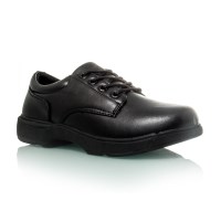 Diadora Study Youth Lace - Kids Leather Shoes - Black
