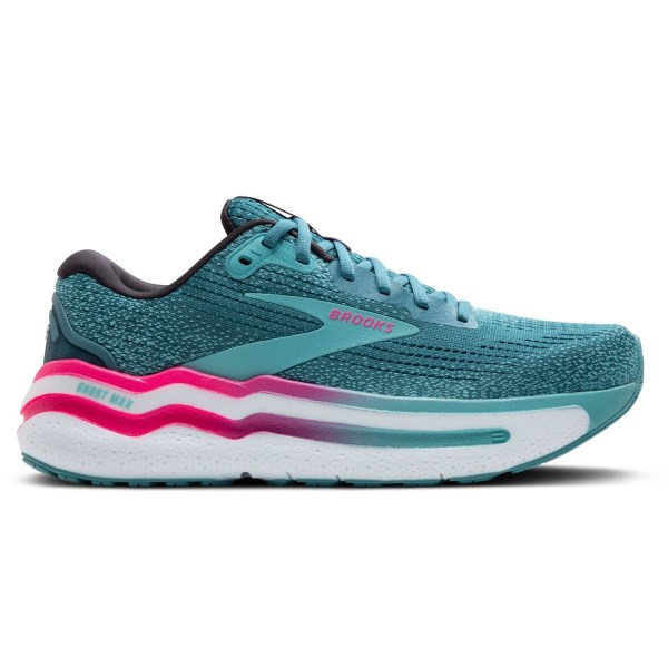 Brooks Ghost Max 2 - Womens Running Shoes - Storm Blue/Pink/Aqua