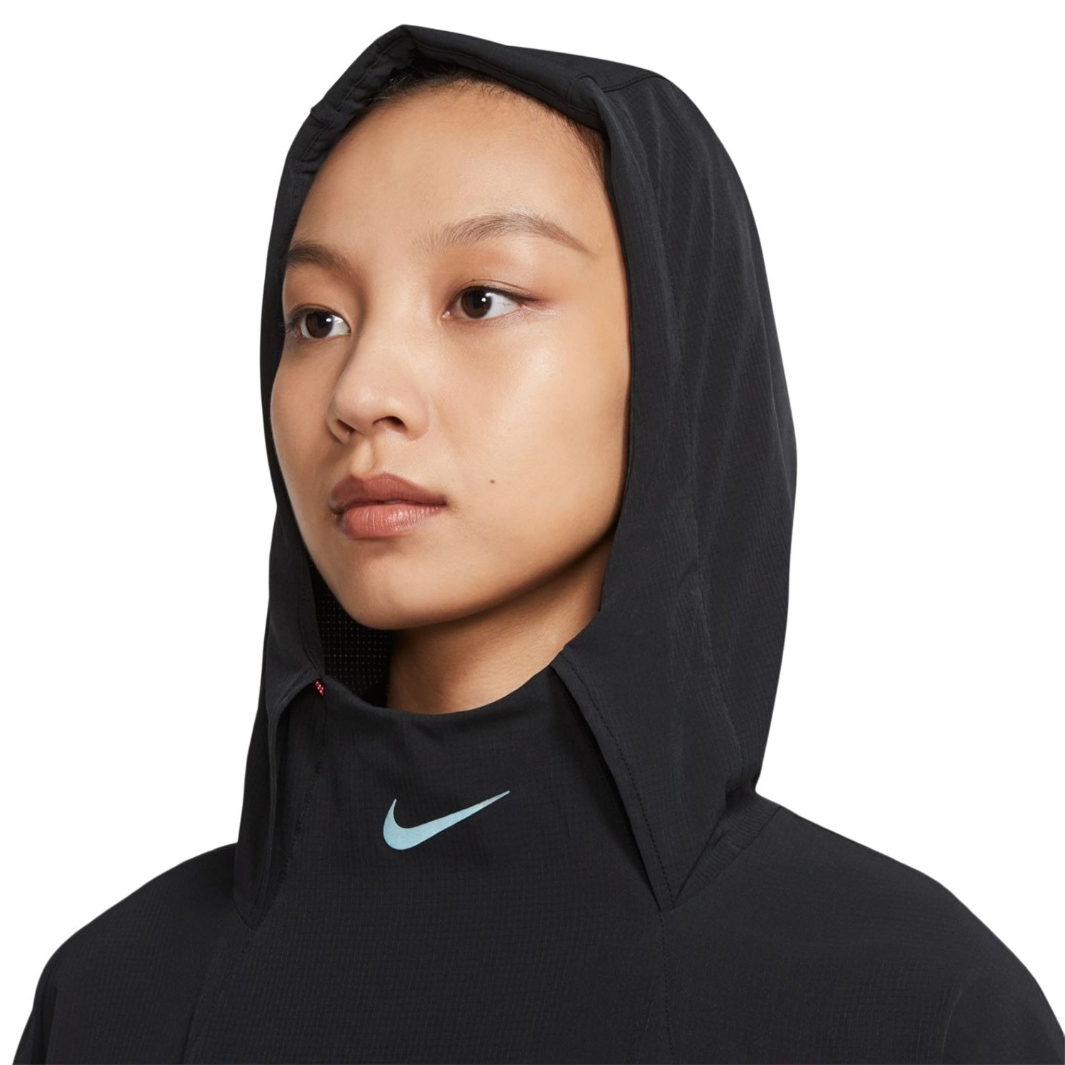 Nike Run Division Packable Pullover Womens Running Jacket - Black ...